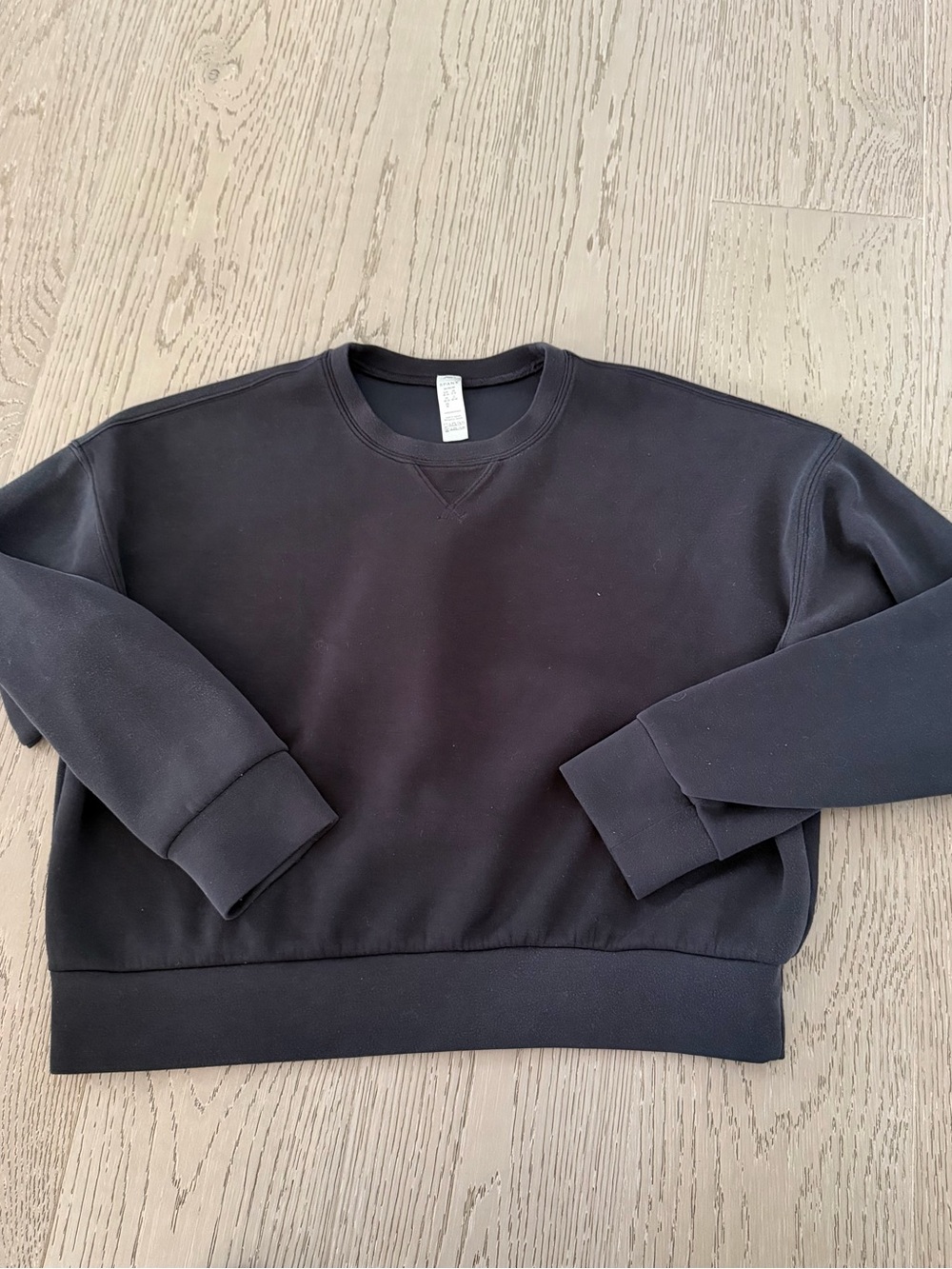Classic Black Spanx Crewneck Sweatshirt
